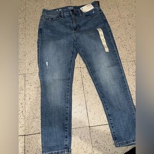 a.n.a Women's Straight Leg Jeans in Blue